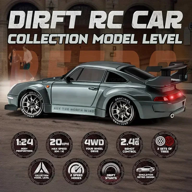 2025 New High Speed Drift Car Scale Remote Controlled Racing Model Boy Mini Toy Birthday Gift Remote Control Car Rc Drift Car