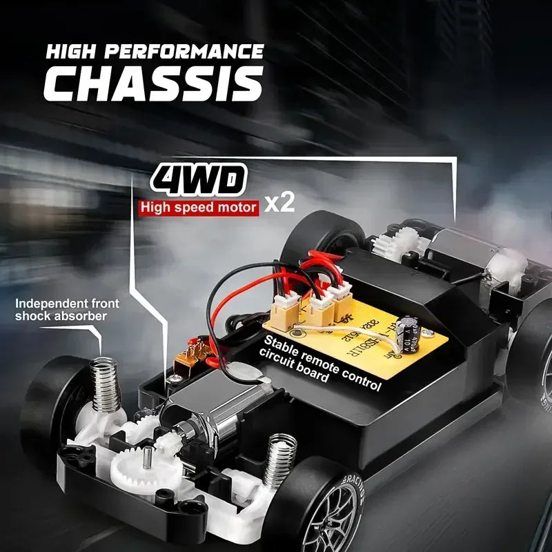 2025 New High Speed Drift Car Scale Remote Controlled Racing Model Boy Mini Toy Birthday Gift Remote Control Car Rc Drift Car