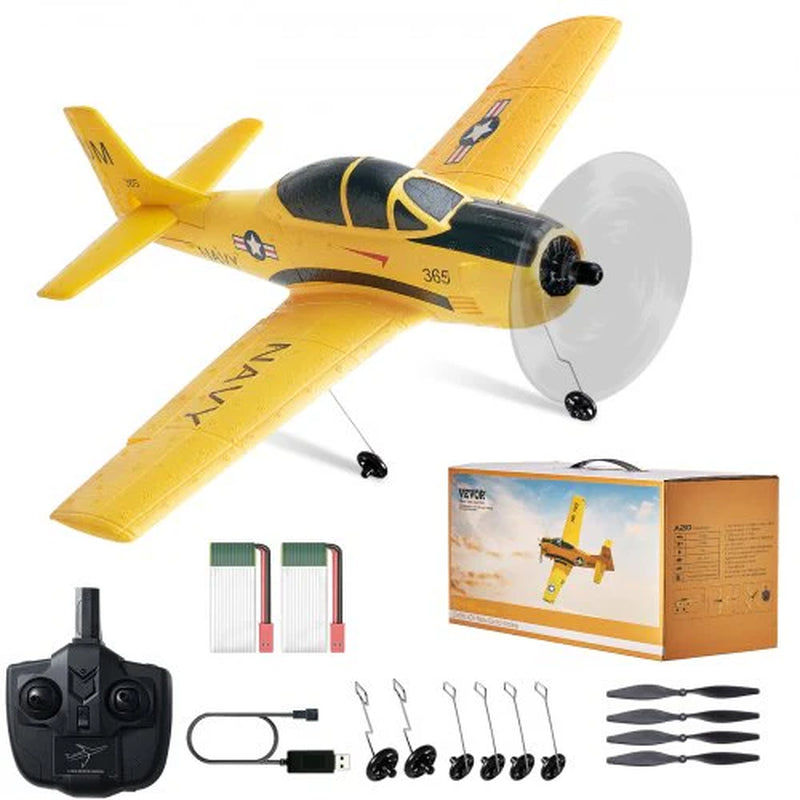 VEVOR Avión de entrenamiento RC - VEVOR RC Airplane Trainer Aircraft EPP Foam RC Plane Toy 2.4 Ghz Remote Control