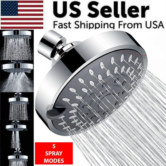 Shower Heads Handheld Spray High Pressure Adjustable- Cabezales de ducha de mano con rociador de alta presión