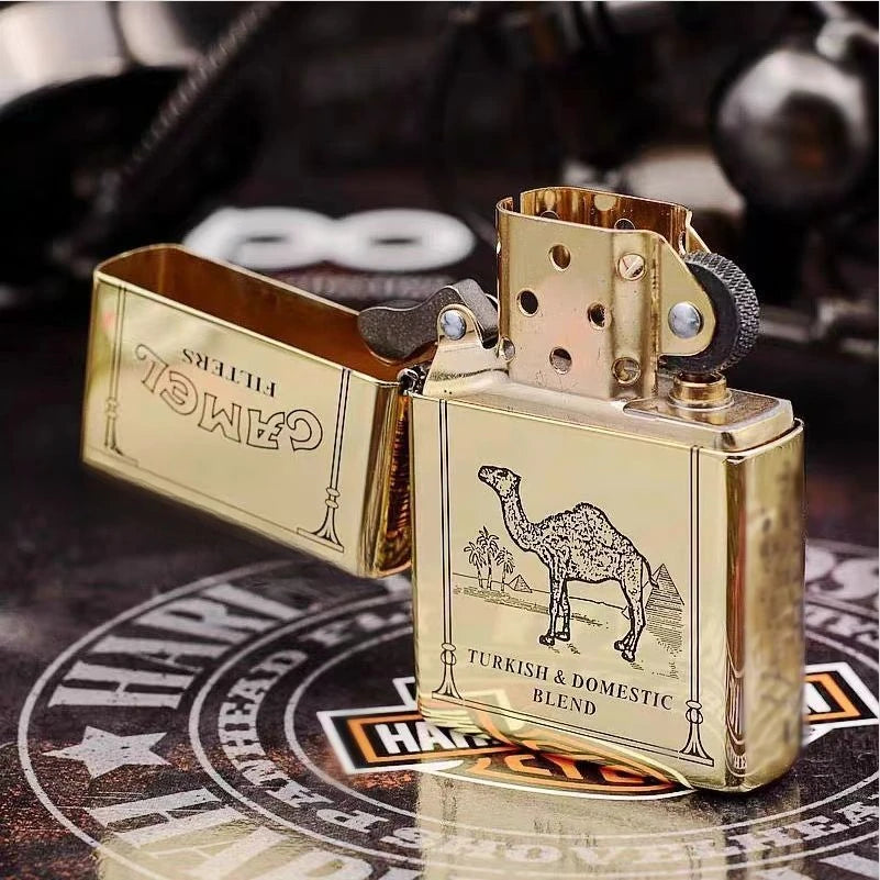 Encendedor de queroseno 2025 New Kerosene Lighter Windproof Cigarette Accessories Men'S Gift Can Be DIY