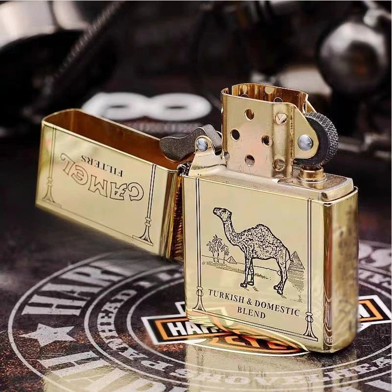 Encendedor de queroseno 2025 New Kerosene Lighter Windproof Cigarette Accessories Men'S Gift Can Be DIY