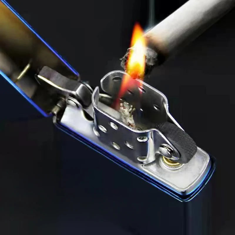 Encendedor de queroseno 2025 New Kerosene Lighter Windproof Cigarette Accessories Men'S Gift Can Be DIY